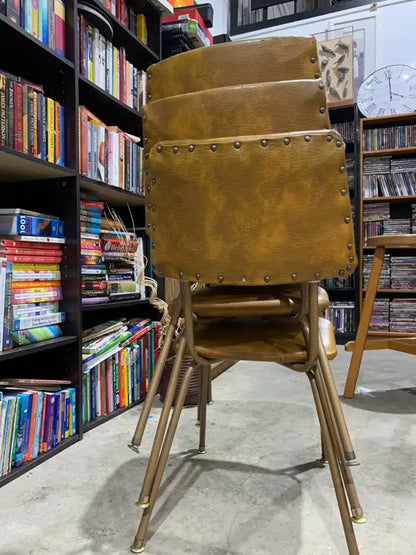 Vintage Stacking Chairs - set of 4