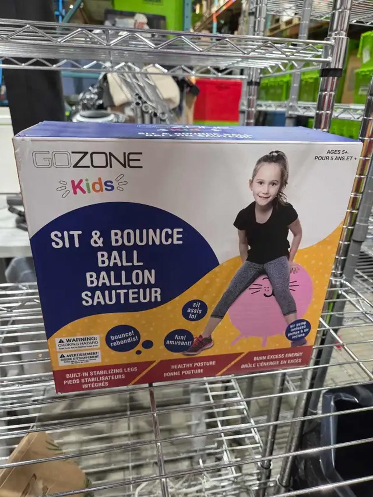GoZone Kids Sit & Bounce Ball - Pink