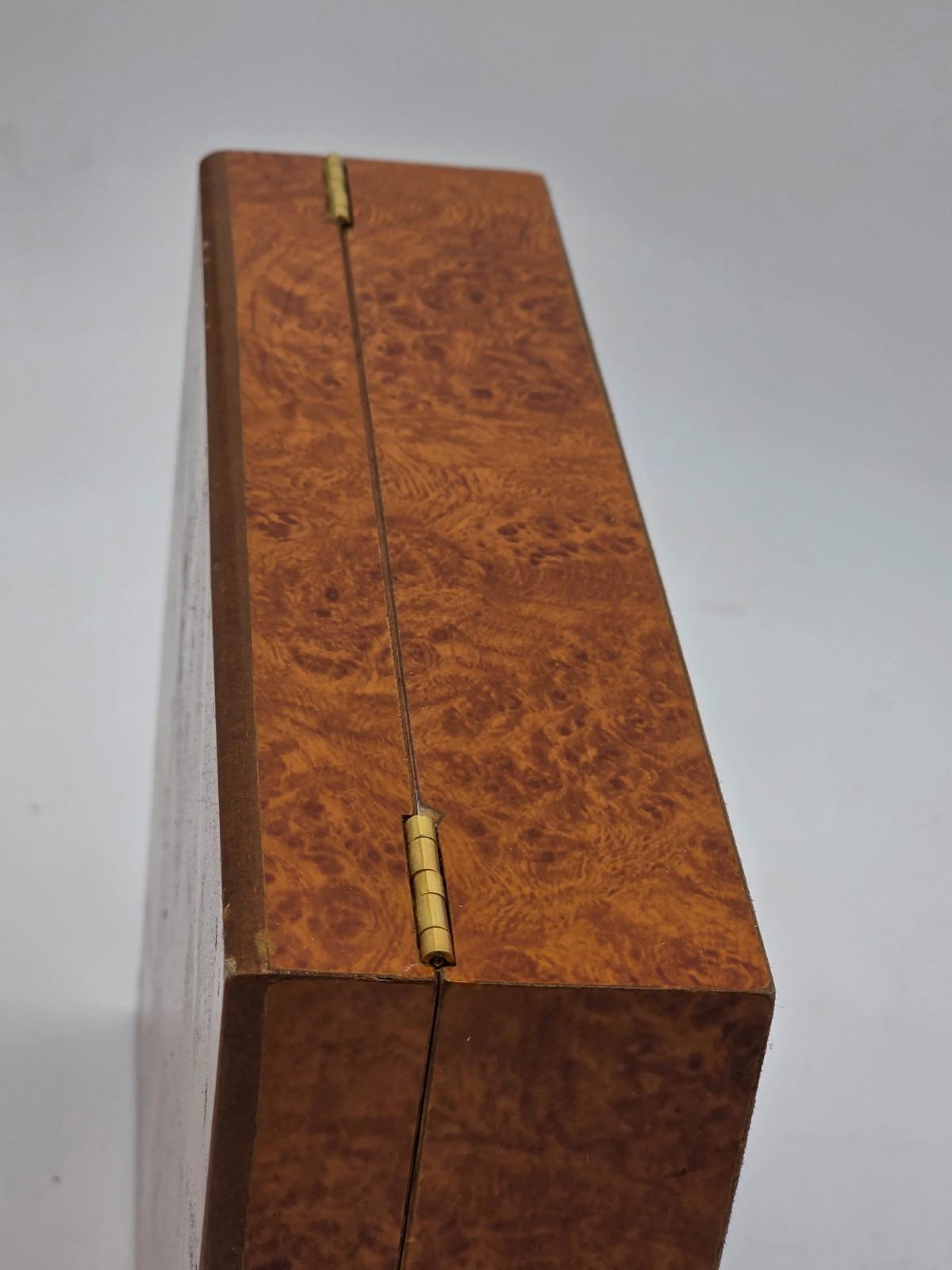Quality Importers Trading Co Humidor Supreme Brown Wood Cigar Storage Box