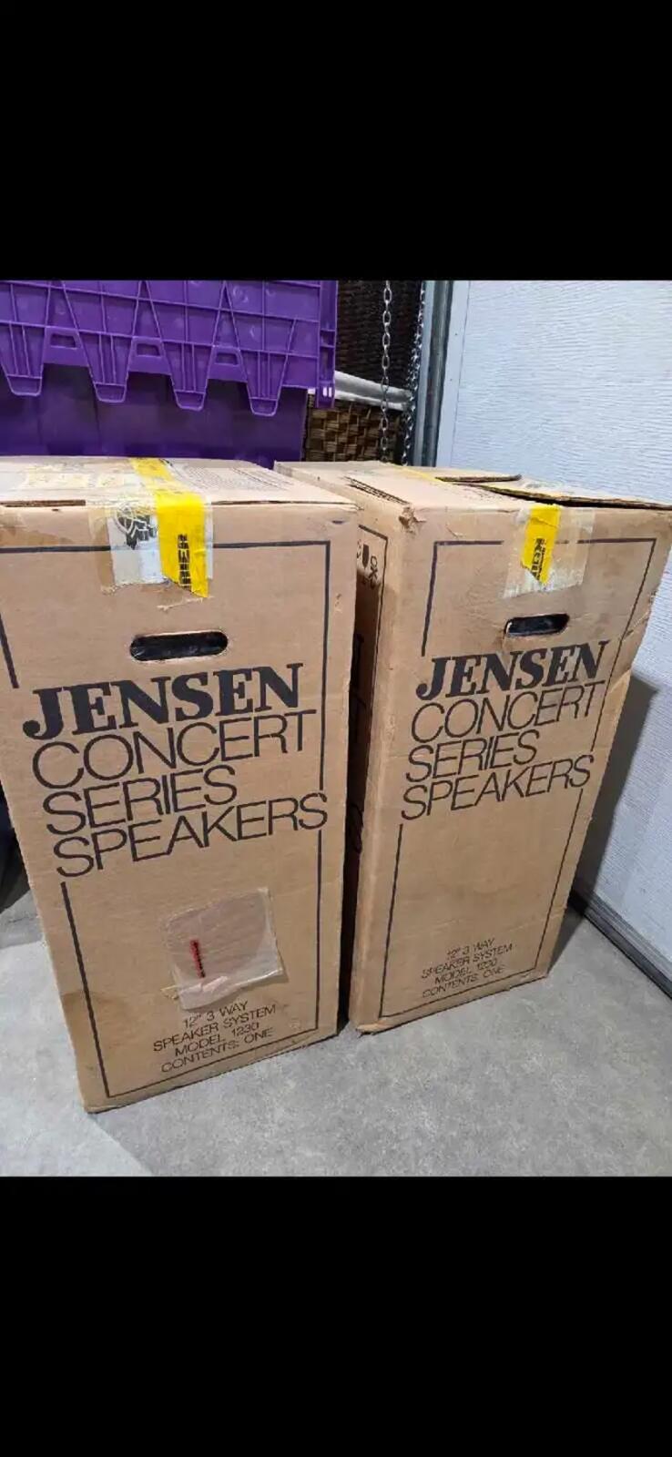 Jensen 12" 3-Way Concert Speakers - 2 Available