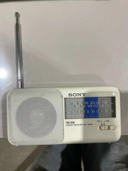 Sony ICF-350W2 Band FM/AM Portable Receiver.