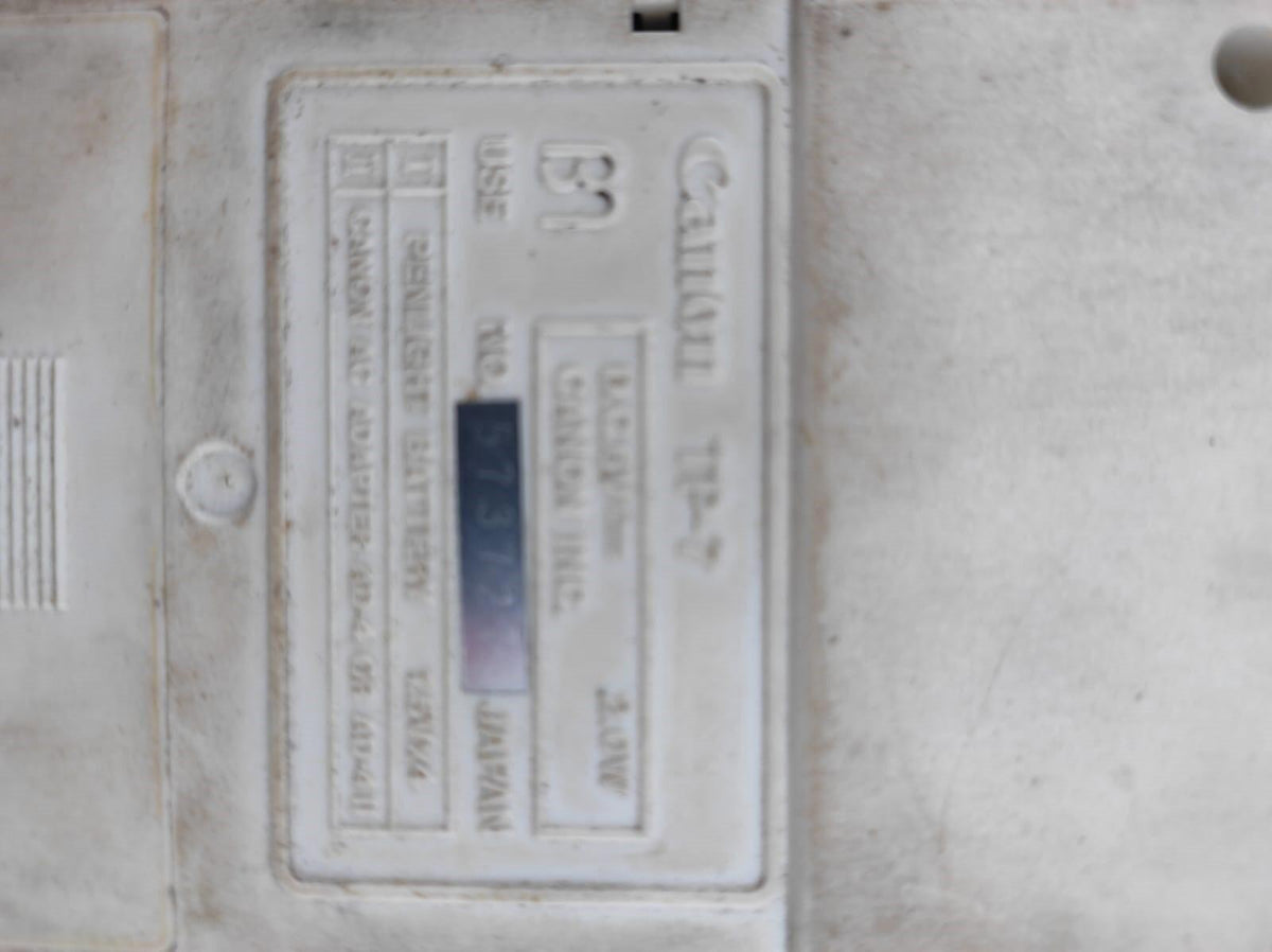 Calculatrice imprimante de poche électronique vintage Canon TP-7