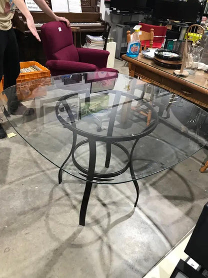 Glass Patio Table