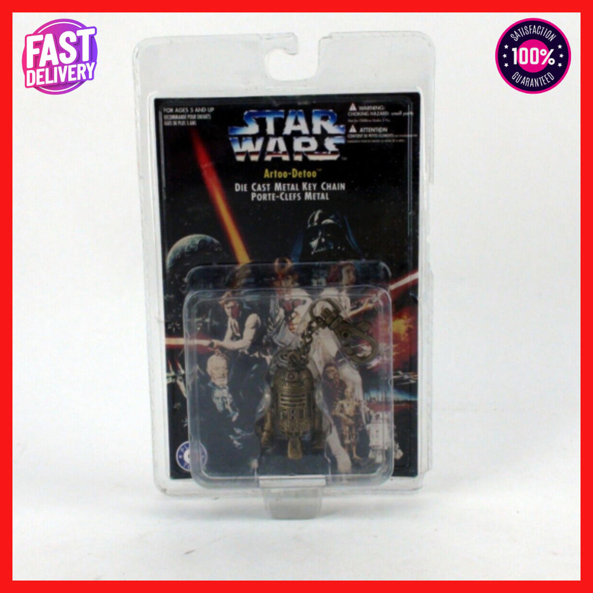 Star Wars R2-D2 Vintage Keychain - Placo Toys "Artoo Deetoo" Die Cast Model 1996