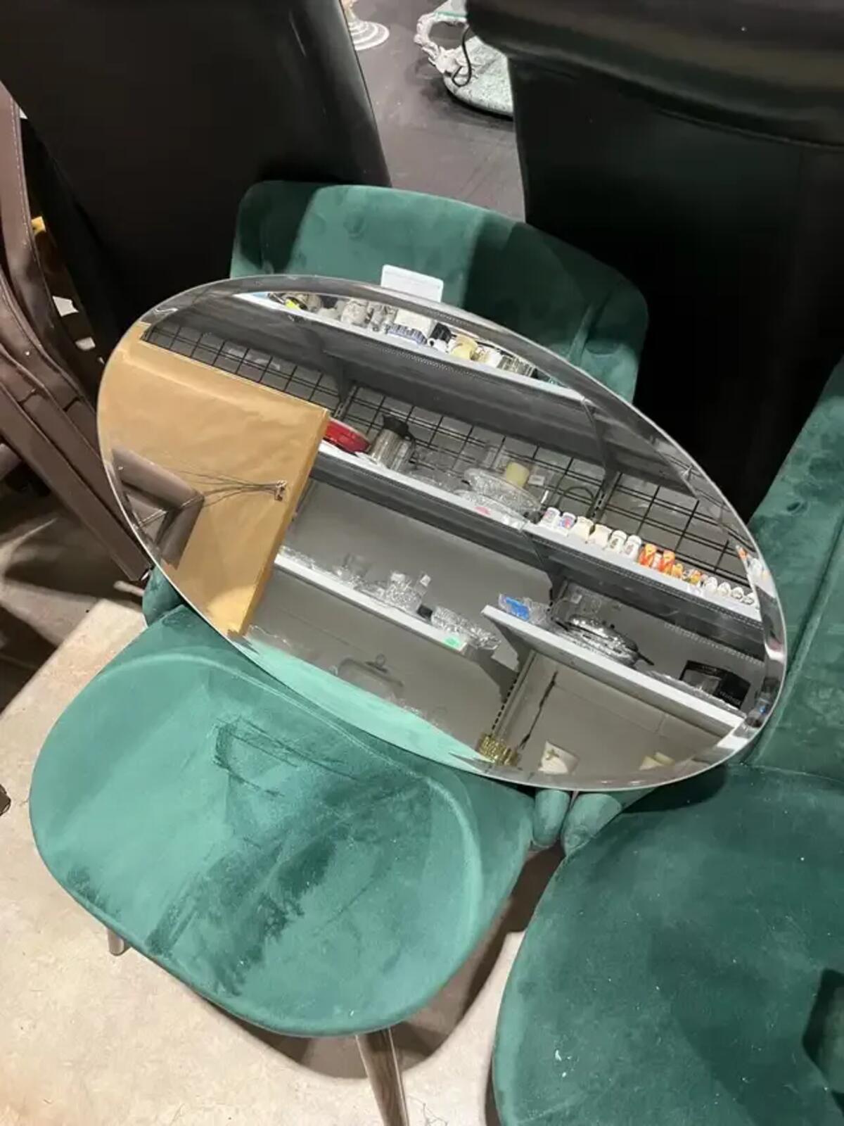 IKEA KOLJA Oval Mirror