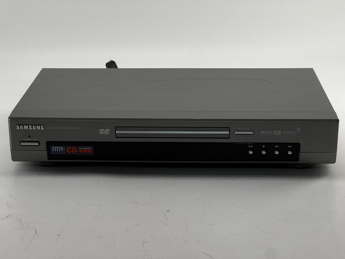 BON ÉTAT Lecteur DVD Samsung DVD-S221 EB-4197 Testé FONCTIONNE !