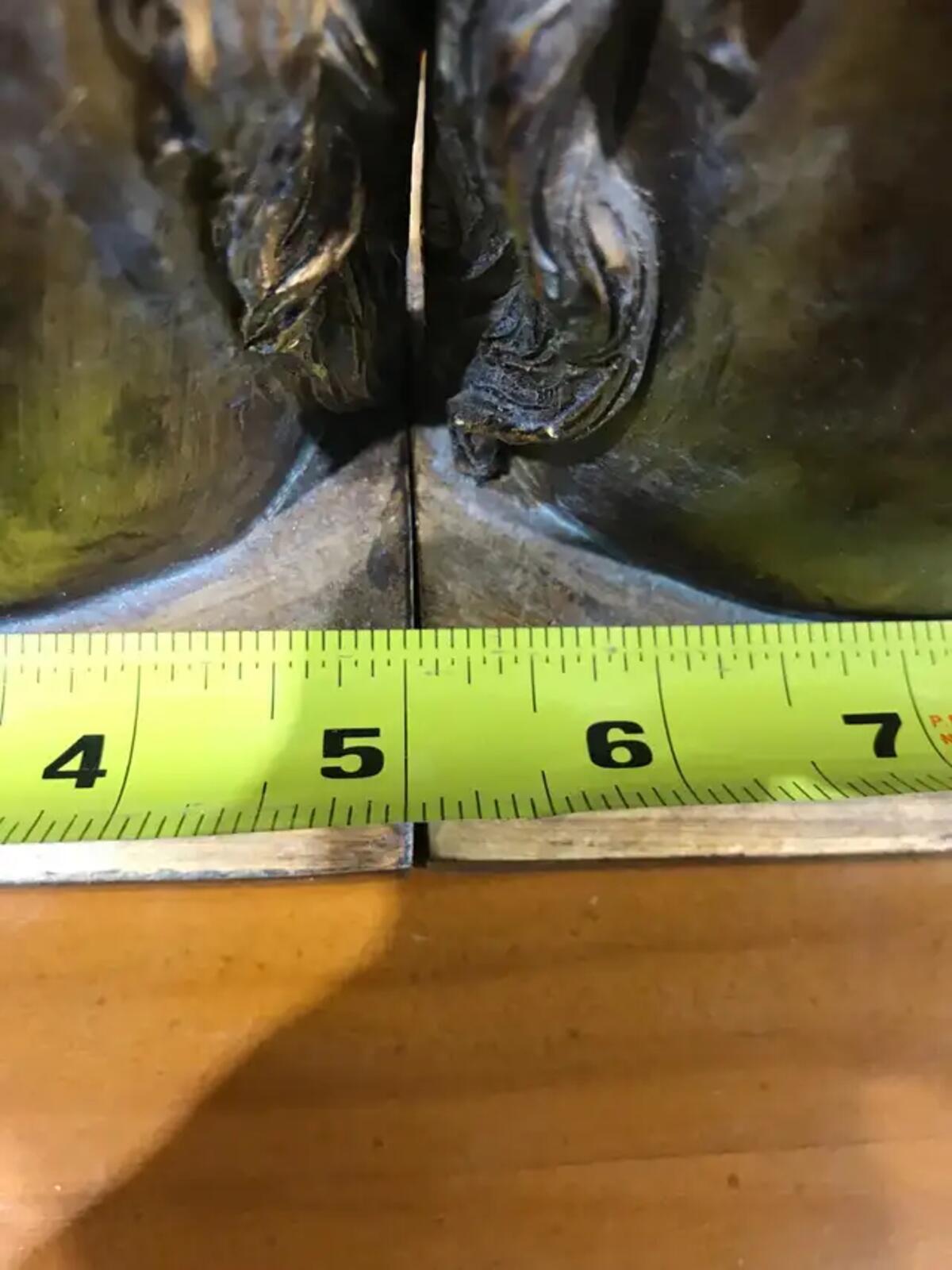 Ceramic Horse Head Bookends 5 x 4 x 7