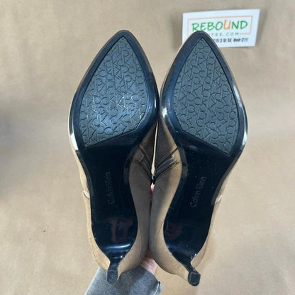 Calvin Klein Women’s Joanie Suede Ankle Boots (Size US 8.5)
