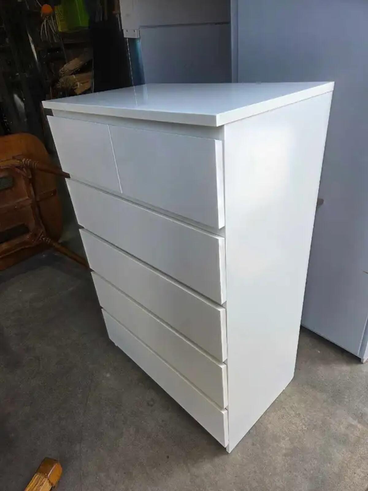Ikea 6-Drawer Dresser - White