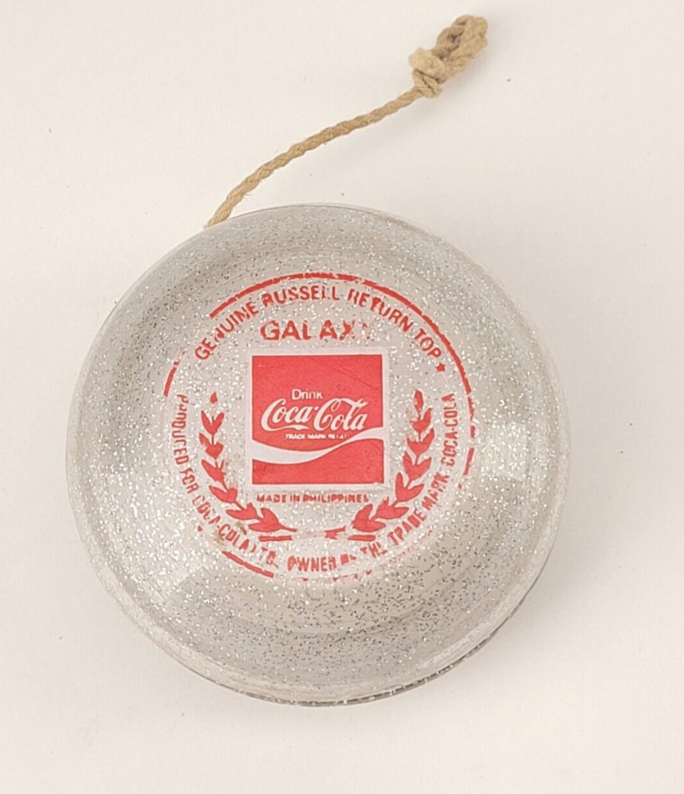 Vintage 1980s Coca-Cola Galaxy Drink Yo-Yo - Limited Edition Russell Collectible