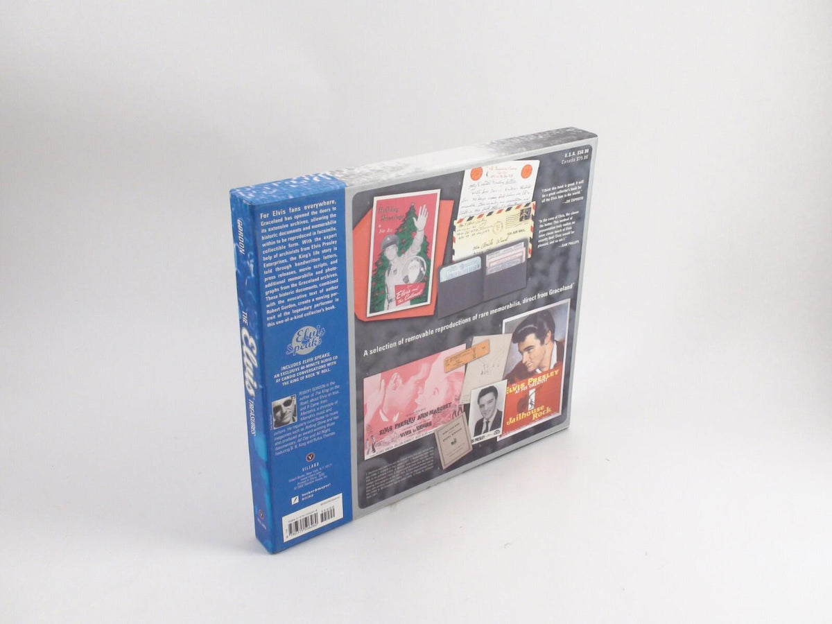 The Elvis Treasures Hard Cover Memorabilia Book By Robert Gordon, Villard