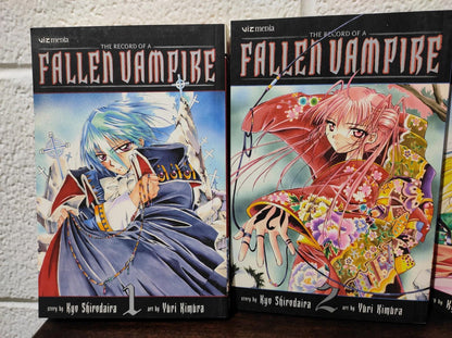 Manga The Record Of A Fallen Vampire Volumes 1-5