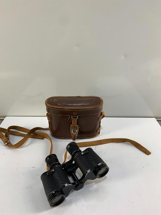 Vintage Imperex Paris Extra Luminous Binoculars With Leather Case