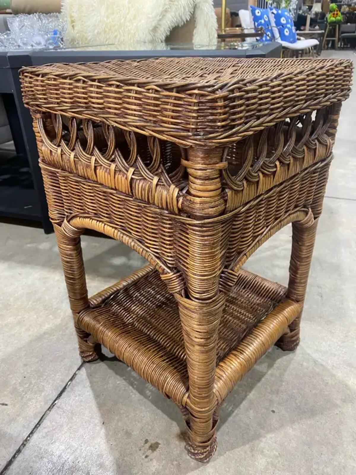 Small Wicker Table