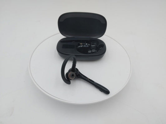 Good Condition Earpiece Headset Microphone Left or Right Black Tested Working
