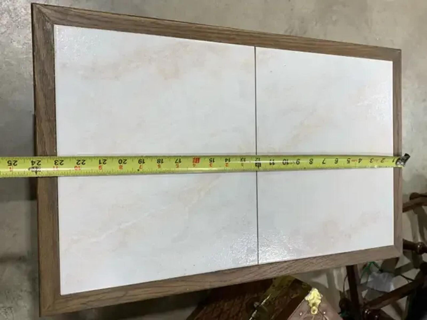 Pastel Tile Bedside Table with drawers