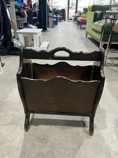 Wooden Magazine Rack