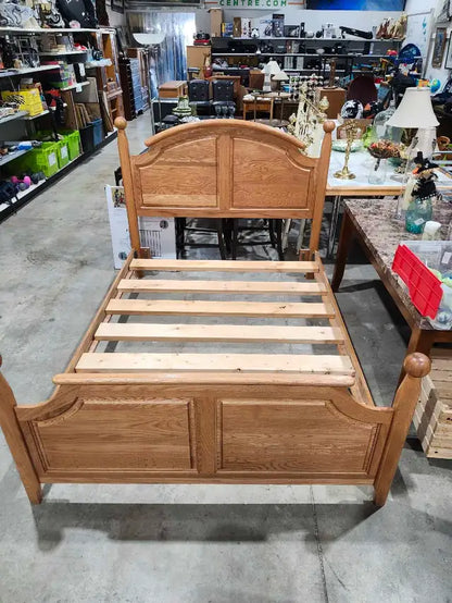 Oak Queen/Double Bed Frame