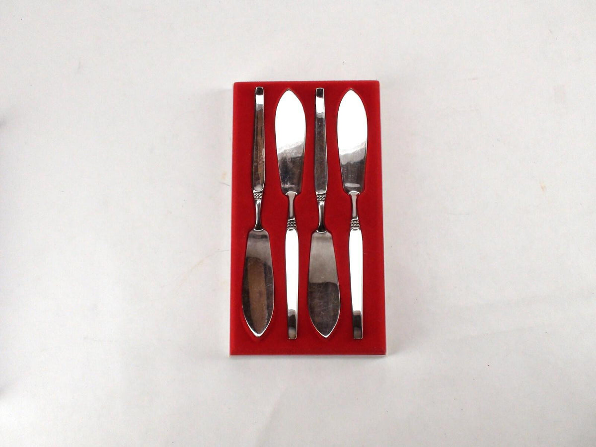 Robbe & Berking R&B Silber-Box Silver Plated Cutlery, Butter Knives, 90 Gram