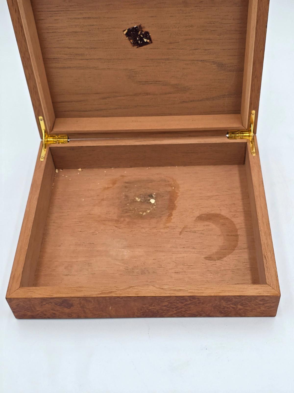 Quality Importers Trading Co Humidor Supreme Brown Wood Cigar Storage Box