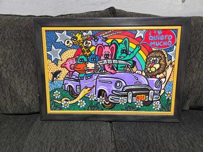 Cool Cartoon Animal Painting