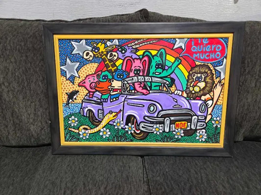 Cool Cartoon Animal Painting