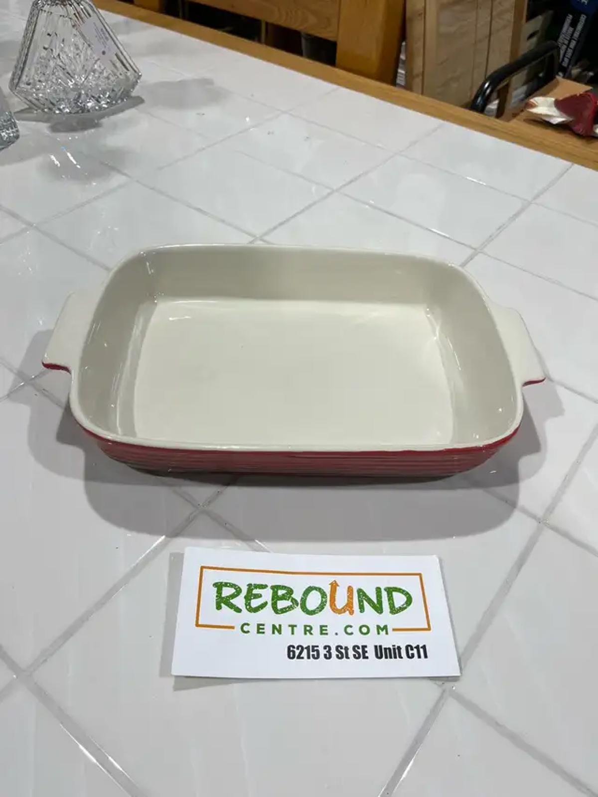Red ombré Baking Dish