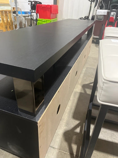 Black TV Stand with Storage