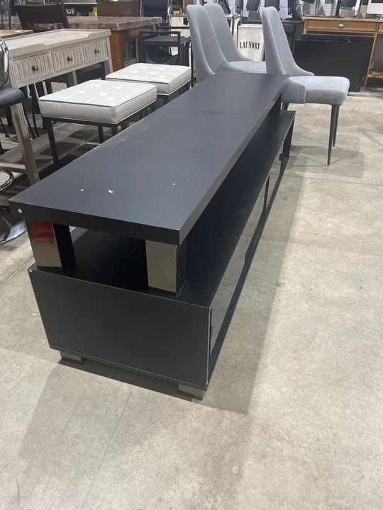 Black TV Stand with Storage