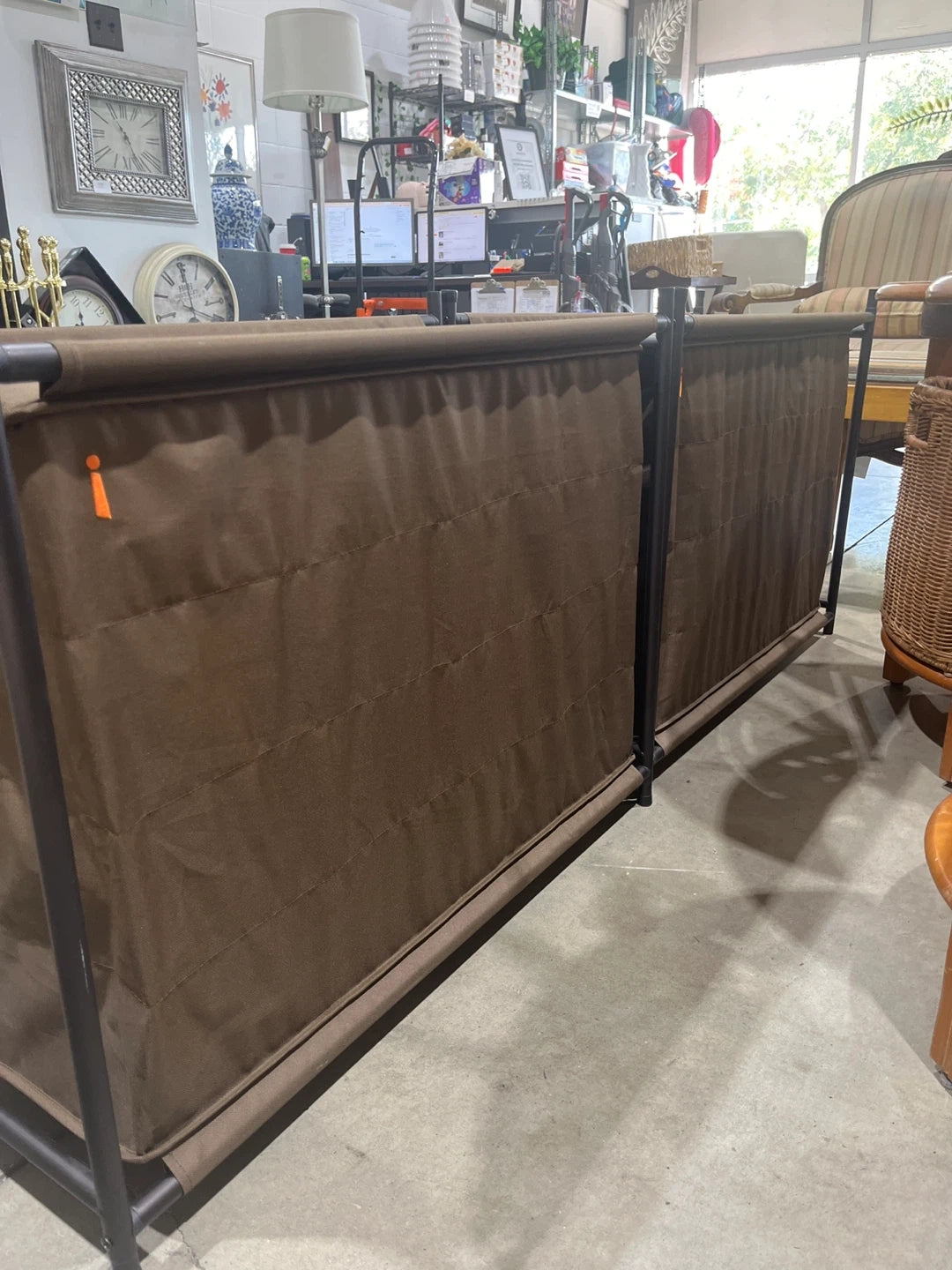 Brown Fabric Organizer