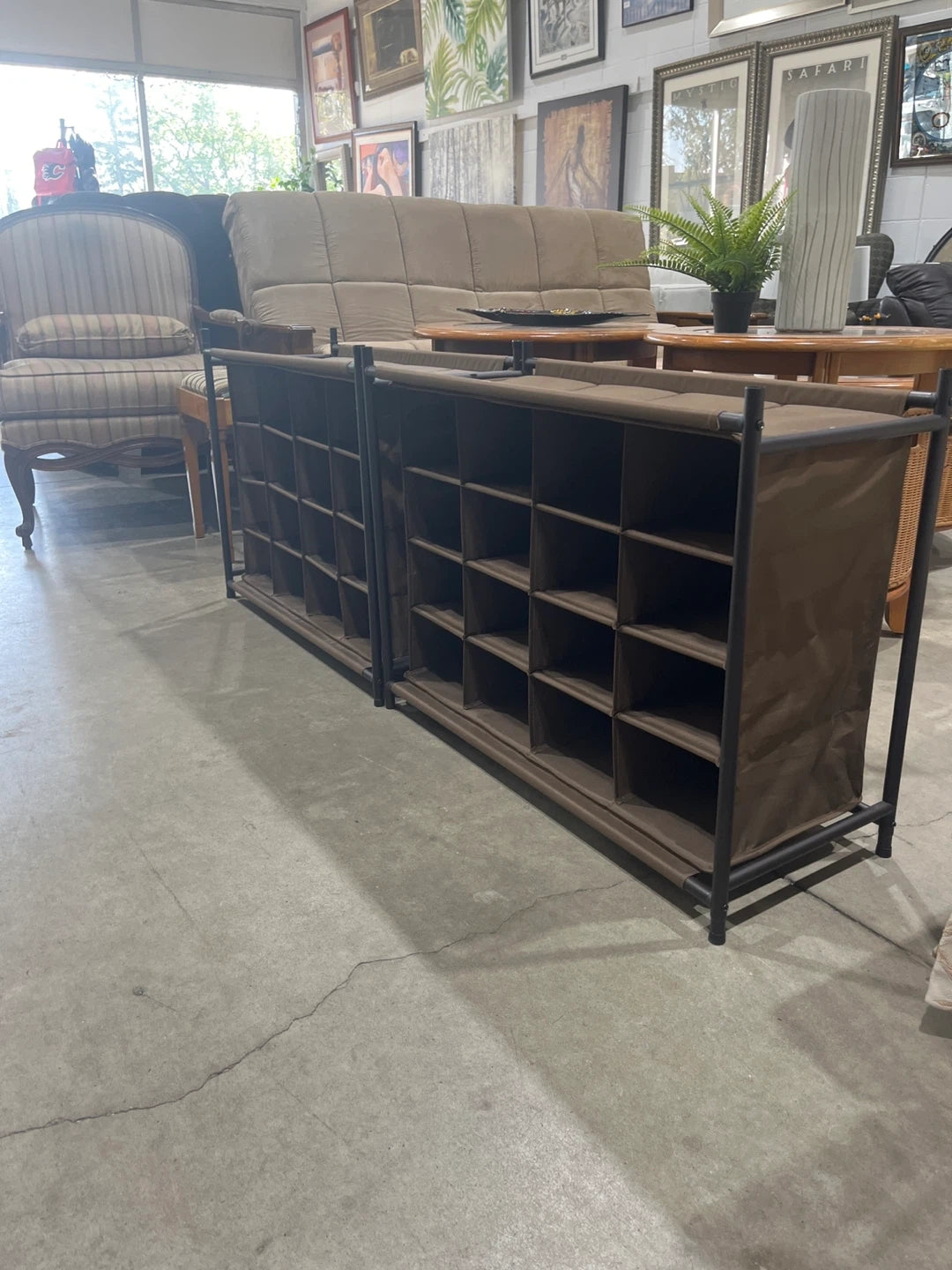 Brown Fabric Organizer