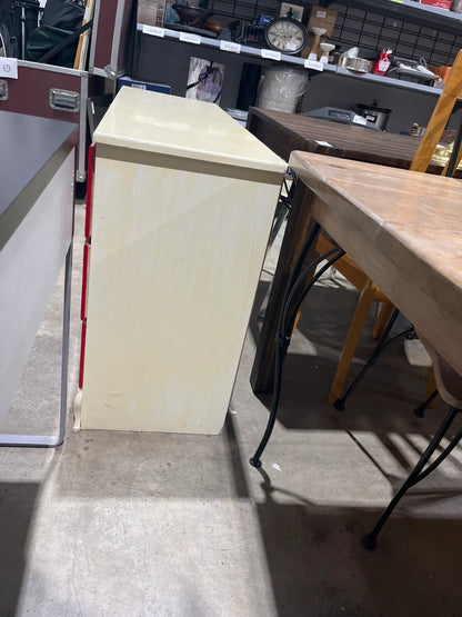 Red & Cream Vintage Desk