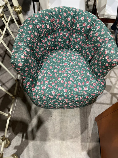 Floral Swivel Tub Chair