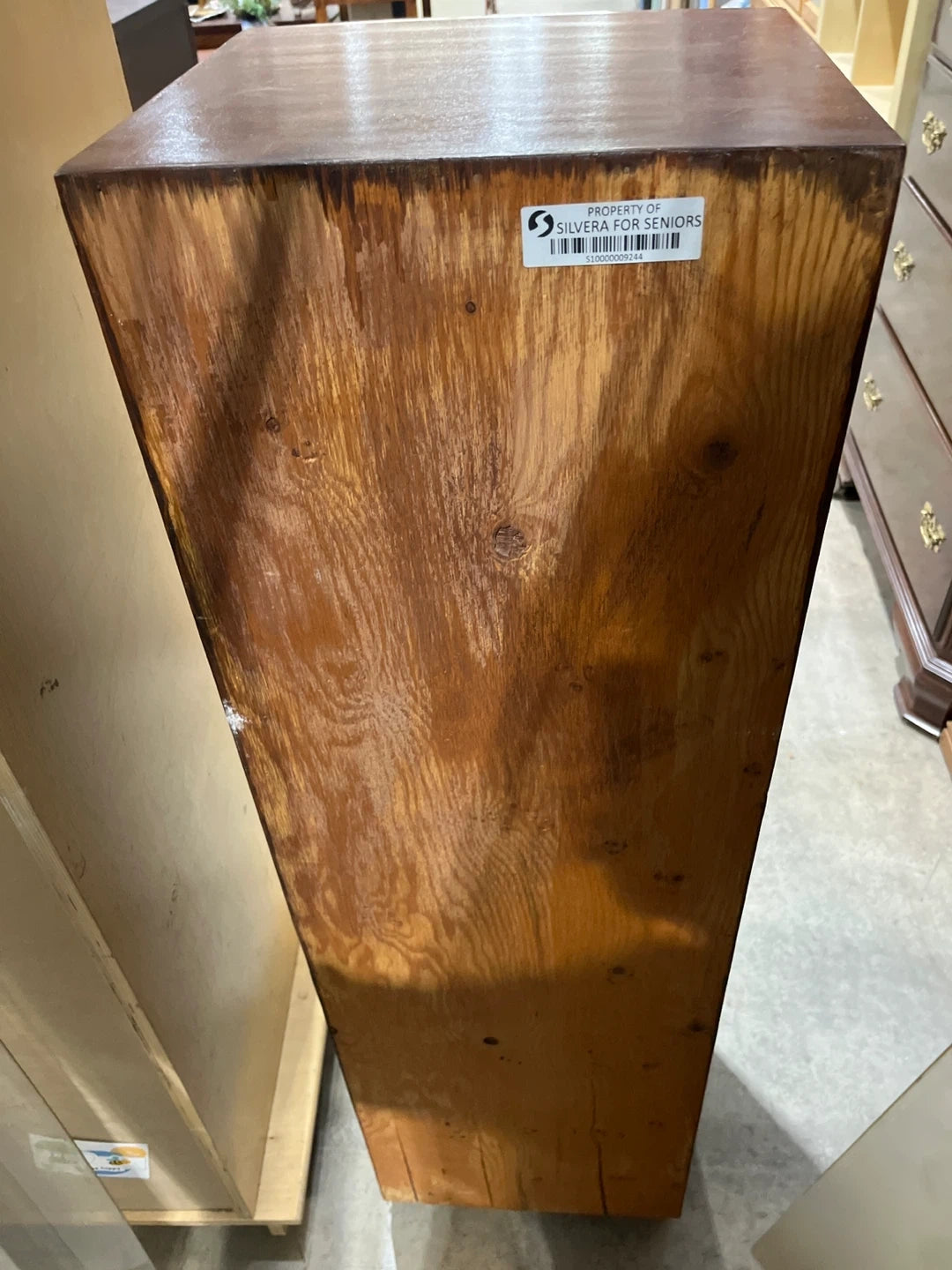 Brown Wooden Shelf Unit