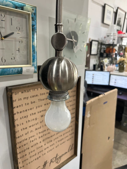 Silver Arched Floor Lamp