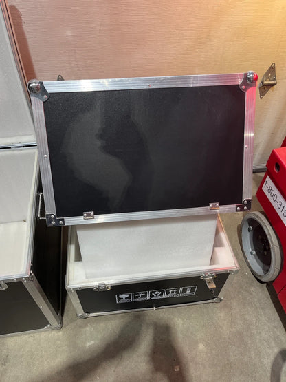 Black Aluminum Road Cases 2 of them, 90 each