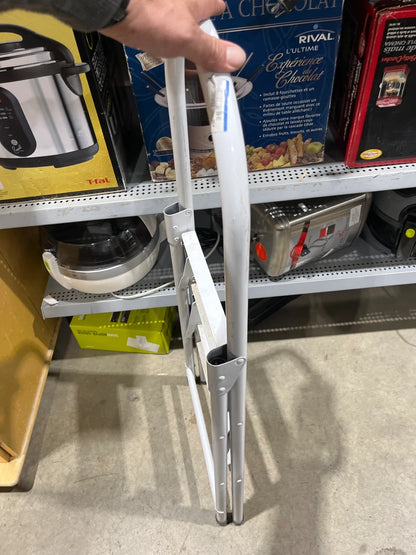 White Folding 2-Step Ladder