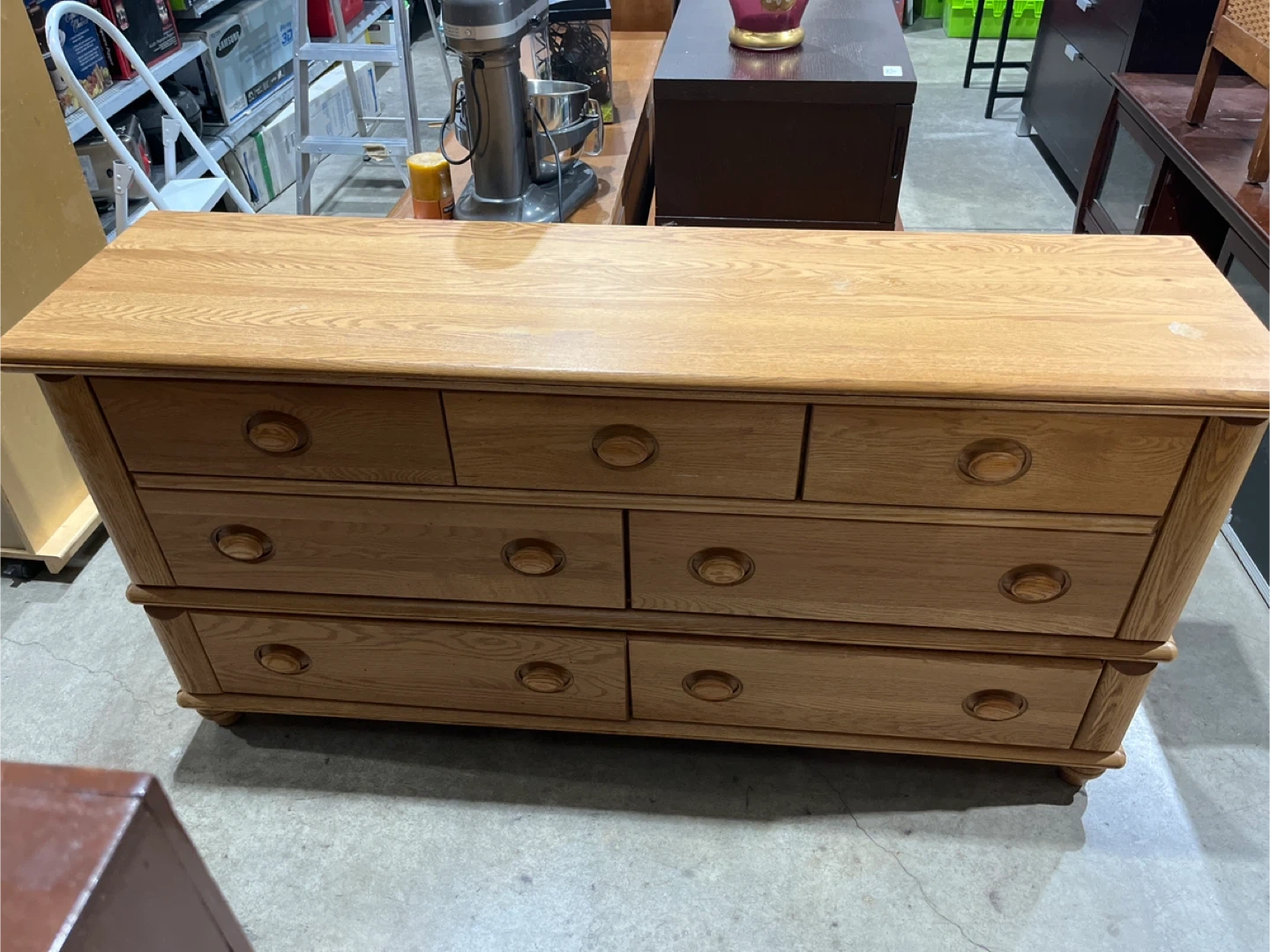 Wooden Dresser with Drawers