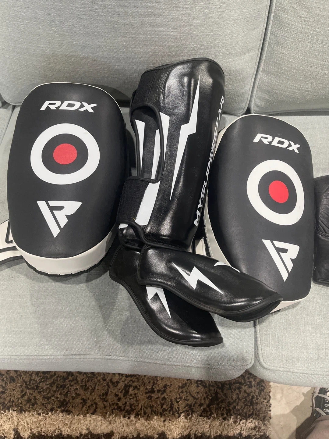 Mixed Martial Arts (MMA) Gear for kids: Macho Headgear, RDX Pads