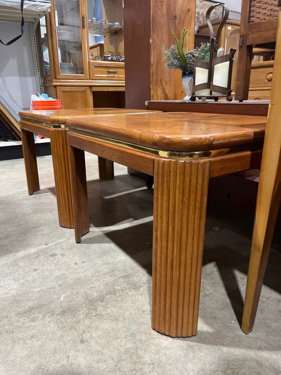 Pair of Vintage Wood End Tables