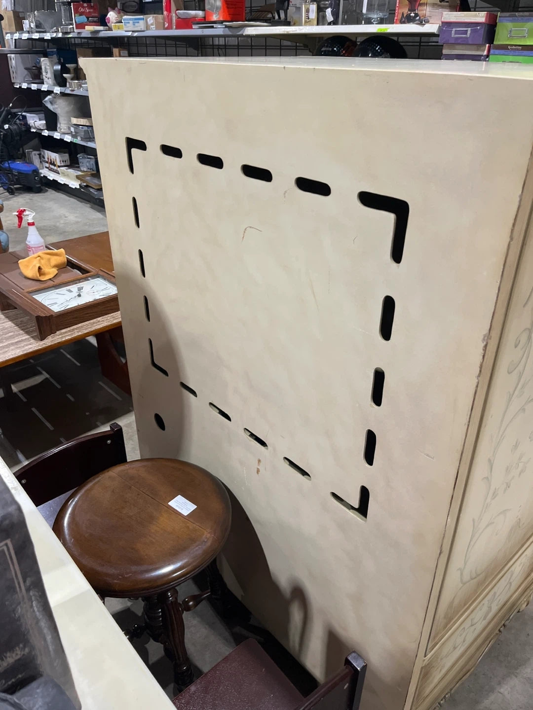 Painted Armoire Wardrobe Cabinet