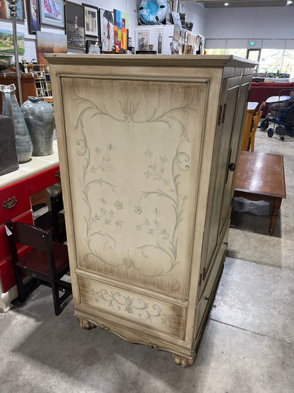 Painted Armoire Wardrobe Cabinet