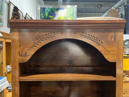 Brown Wooden Bookcase