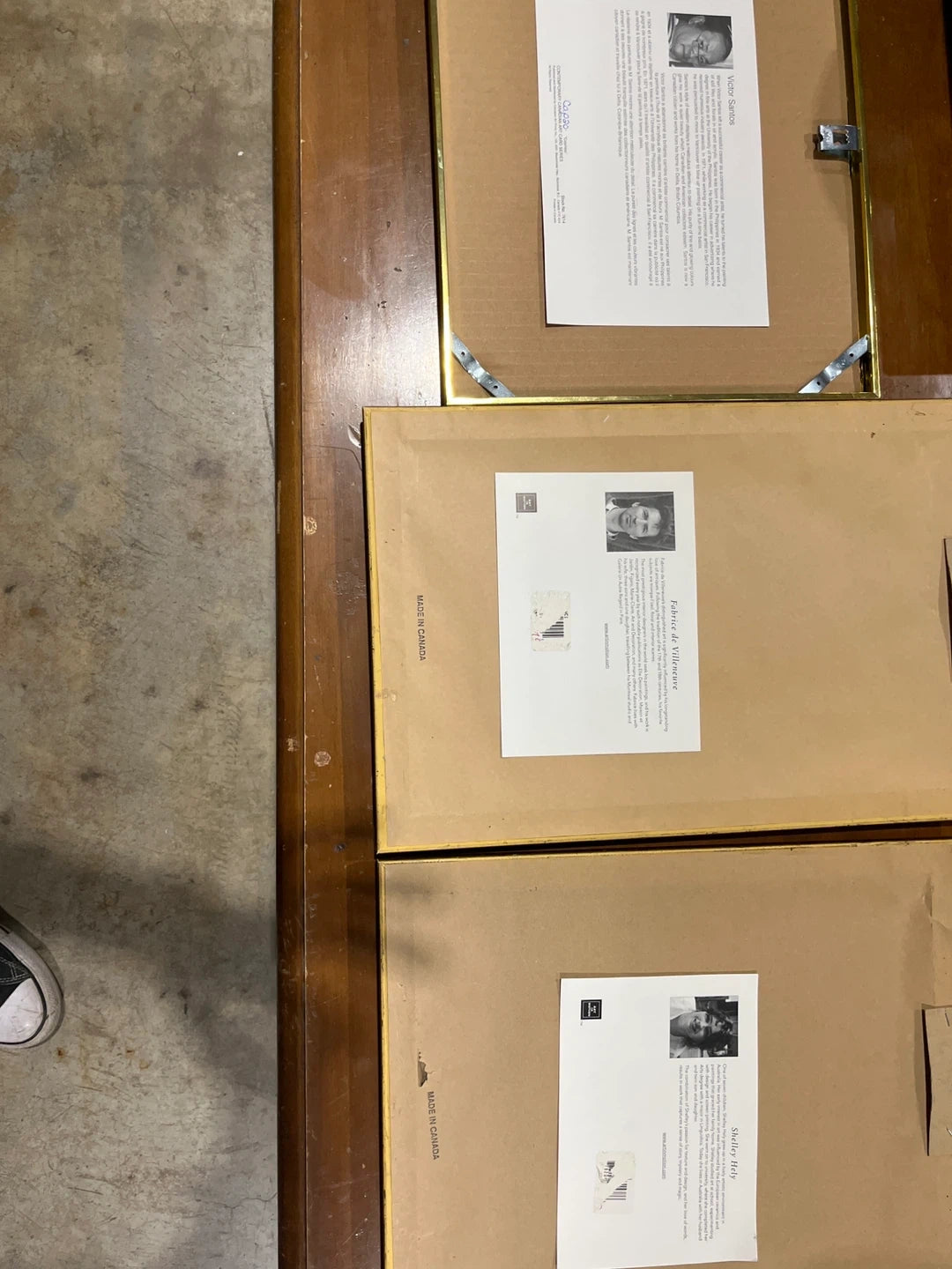 Framed floral art prints