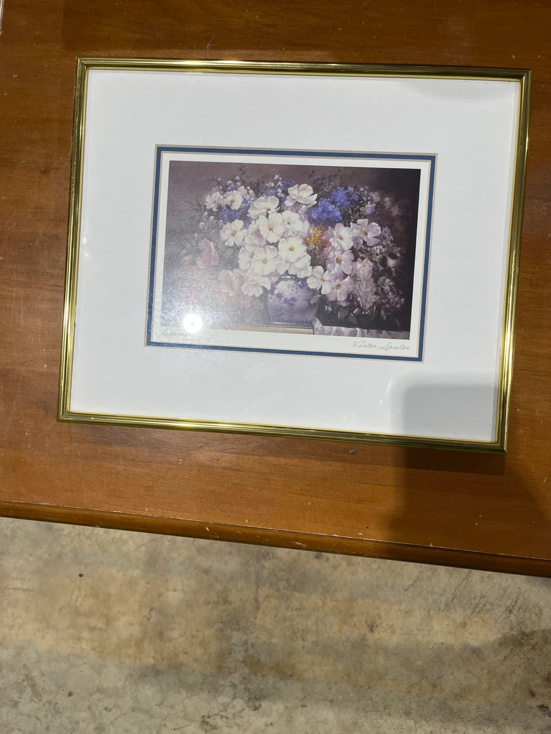 Framed floral art prints