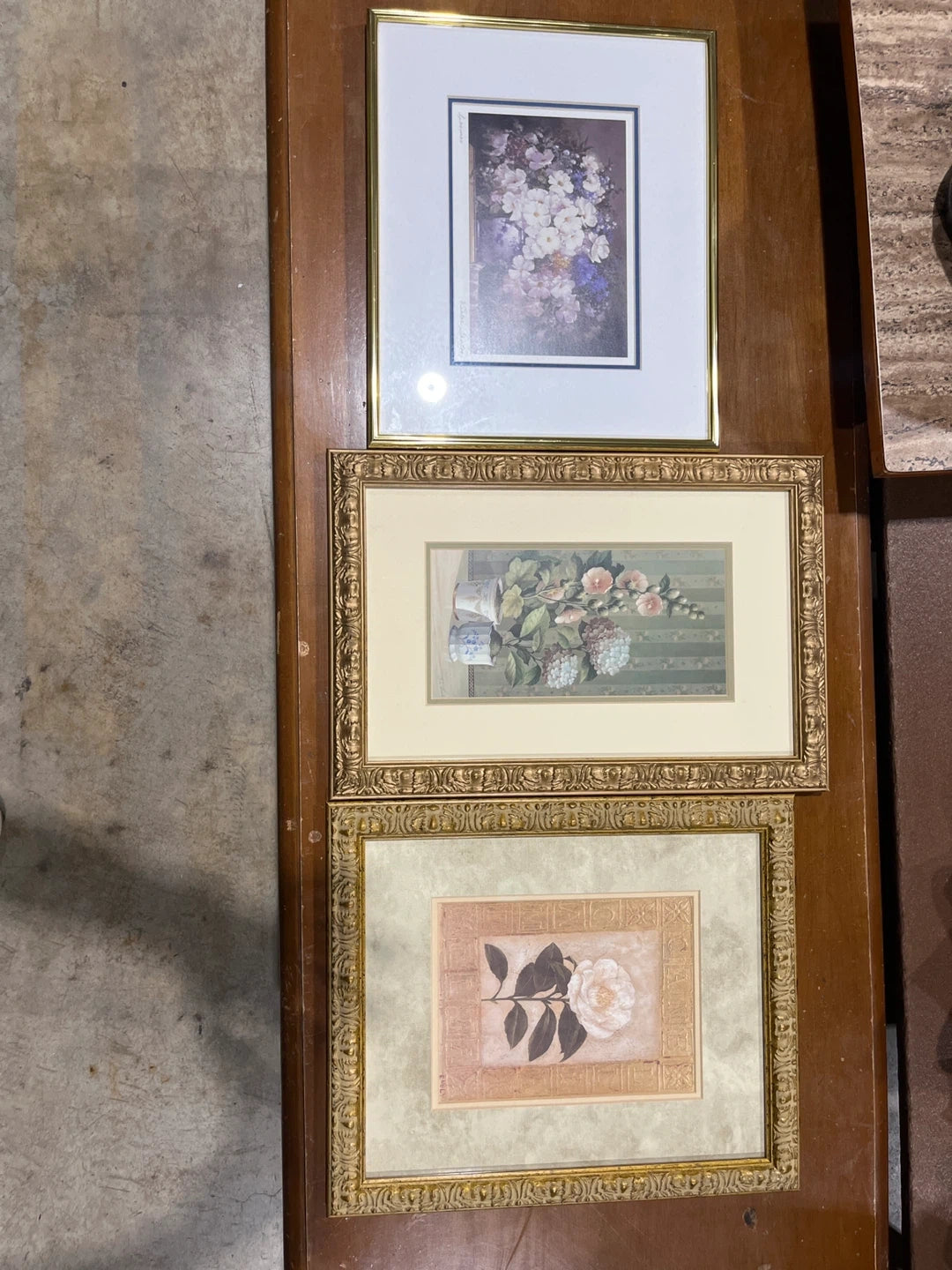 Framed floral art prints