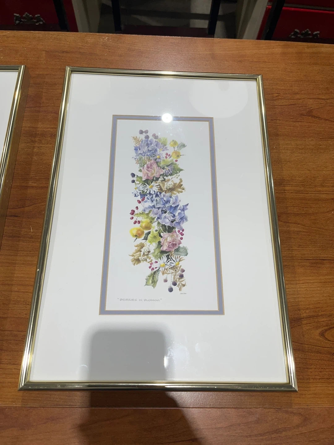 Framed Floral Wall Art - Set of 2