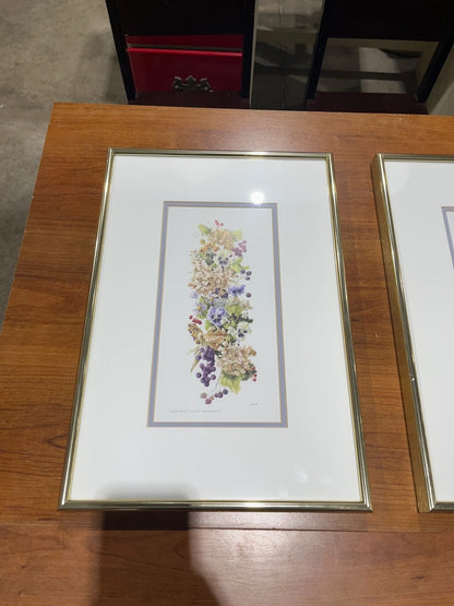 Framed Floral Wall Art - Set of 2