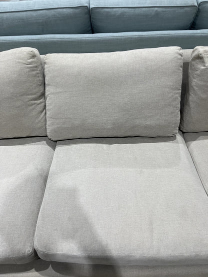 Beige Three-Seat Sofa