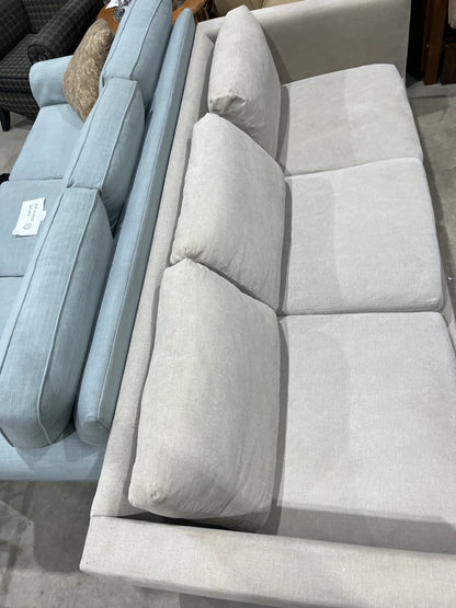 Beige Three-Seat Sofa